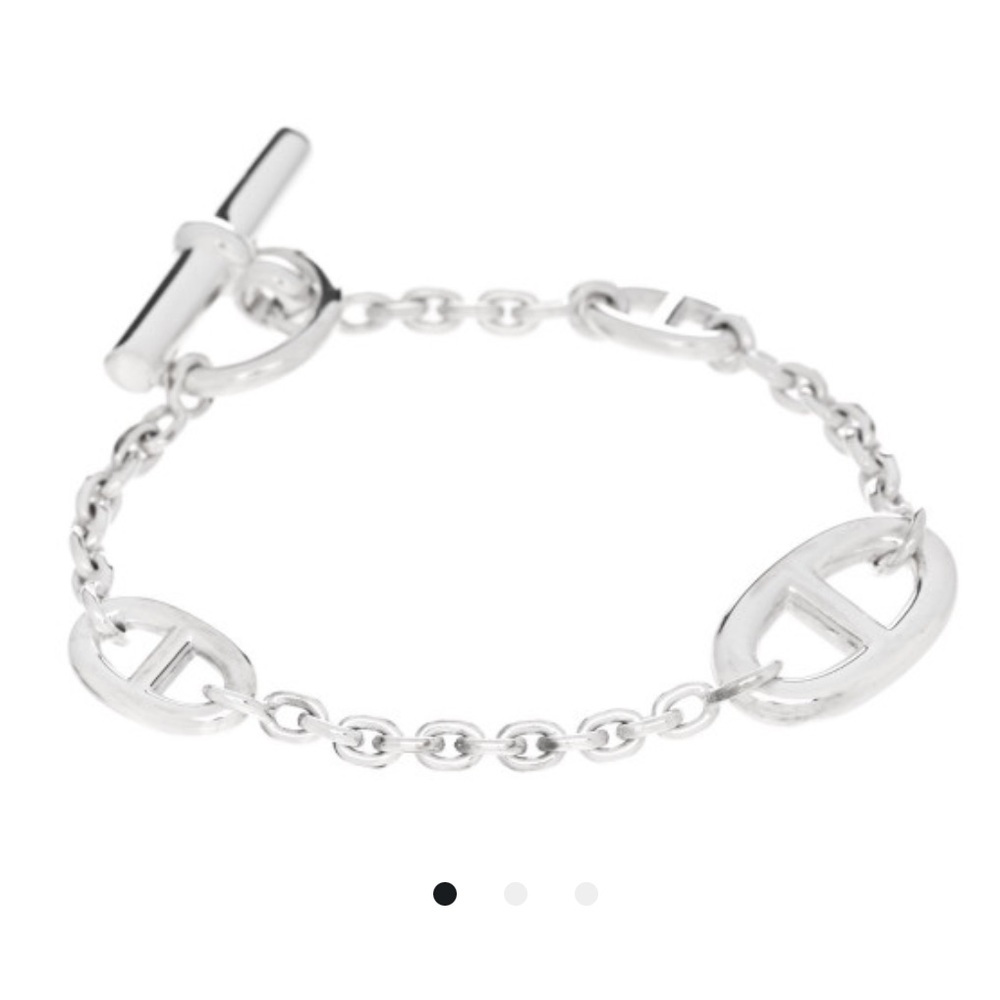 Hermes Farandole Silver Chain Bracelet